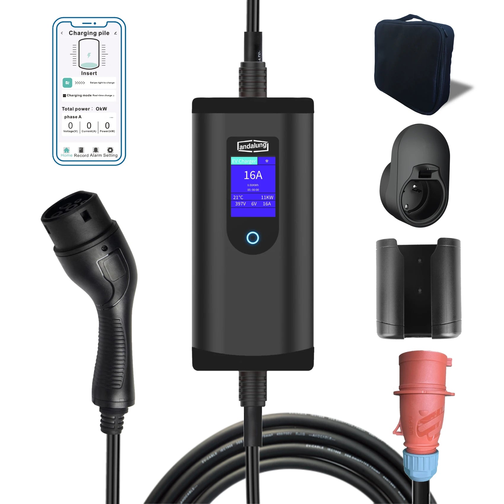 Andalung Portable EV Charger 11KW 7m