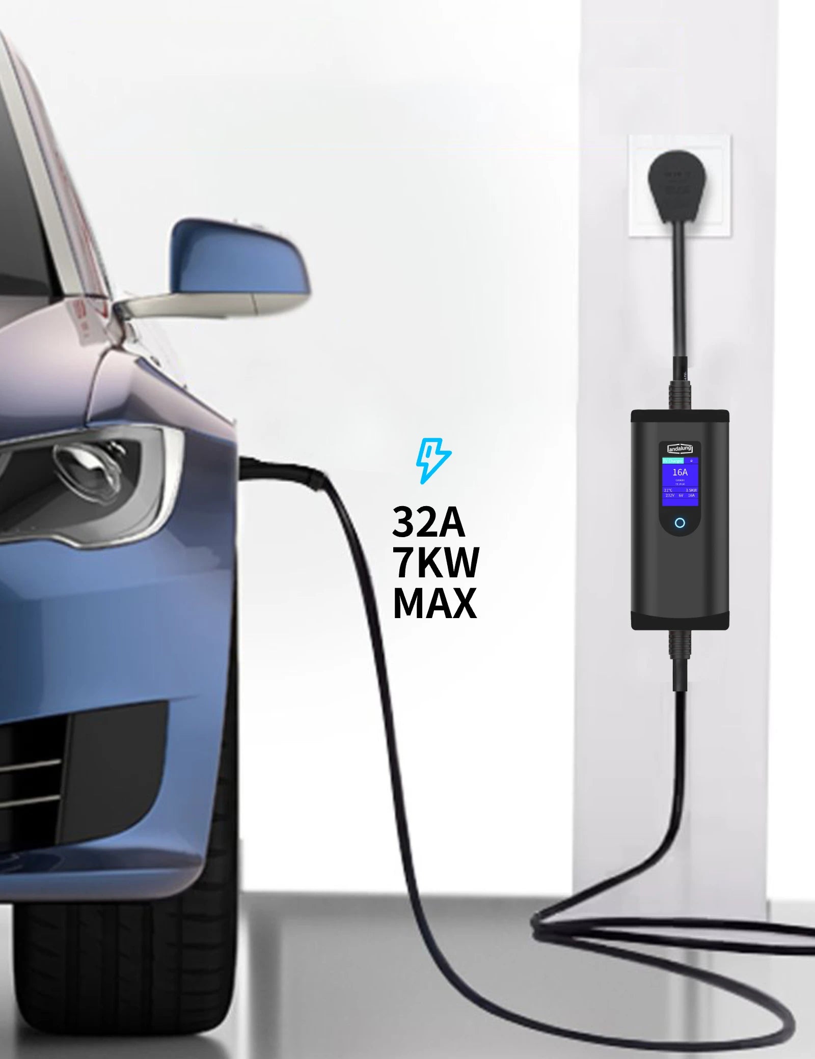 Andalung Portable EV Charger 7KW 7m