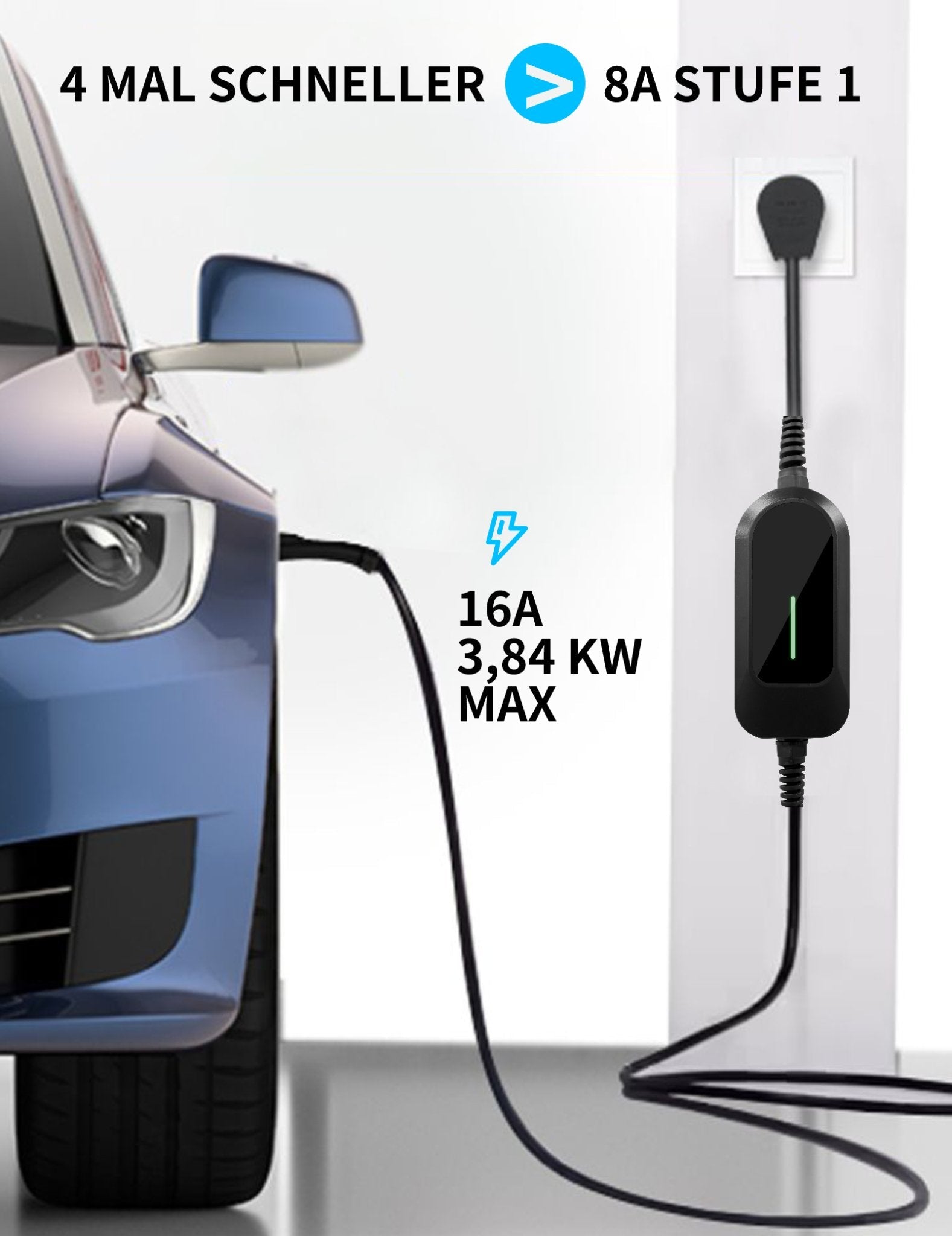 Andalung 3,5 KW tragbares EV - Ladegerät Typ 2 - AndalungTragbares Ladegerät