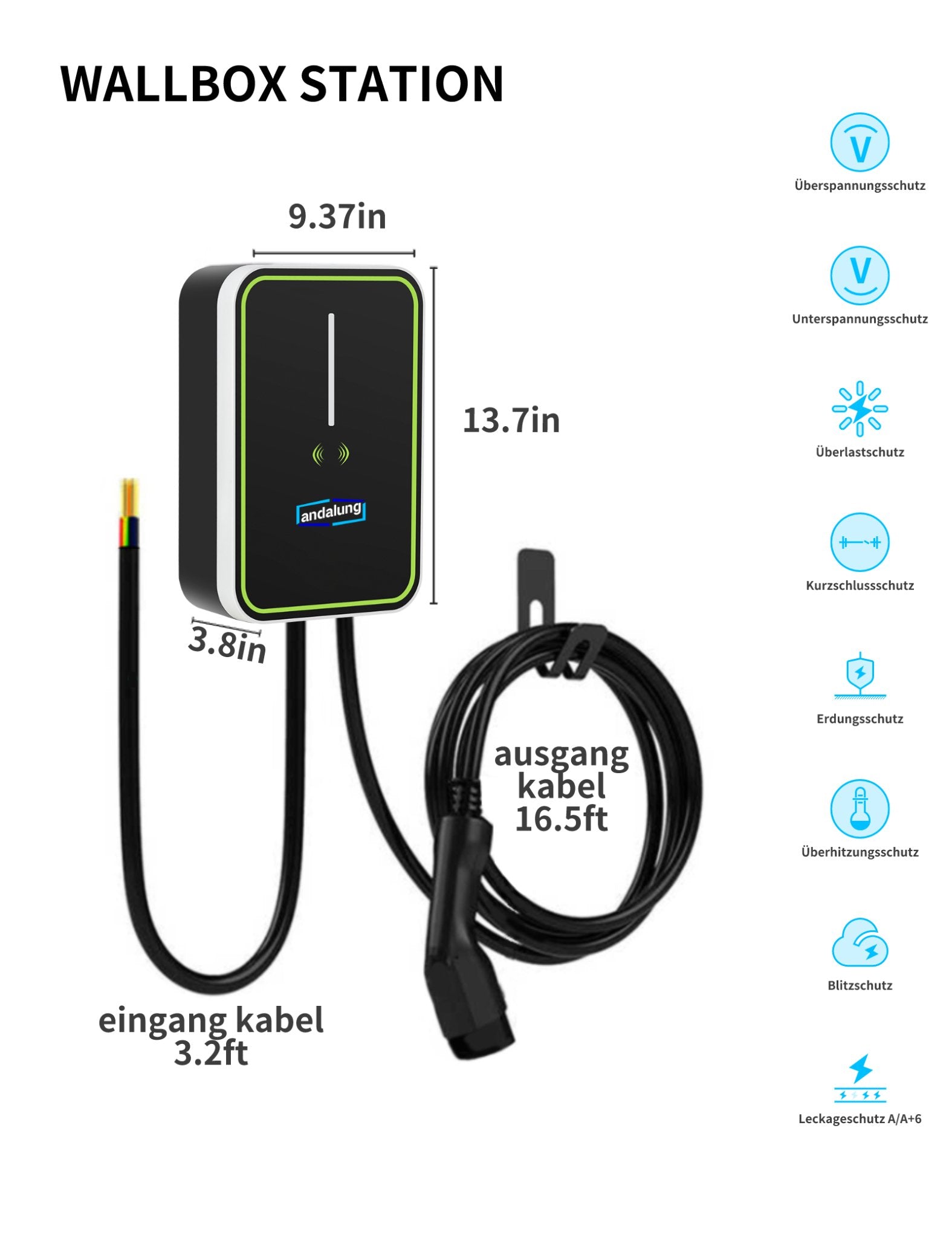 Andalung EV - Ladegerät 11 KW - AndalungEV - Ladegerät