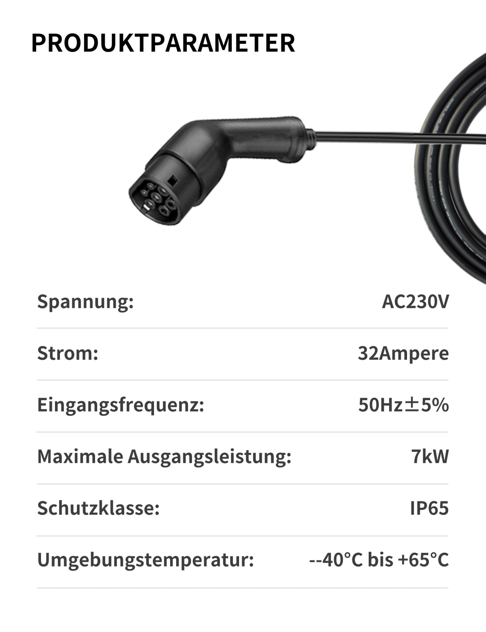 Andalung EV - Ladegerät 7 KW - AndalungEV - Ladegerät